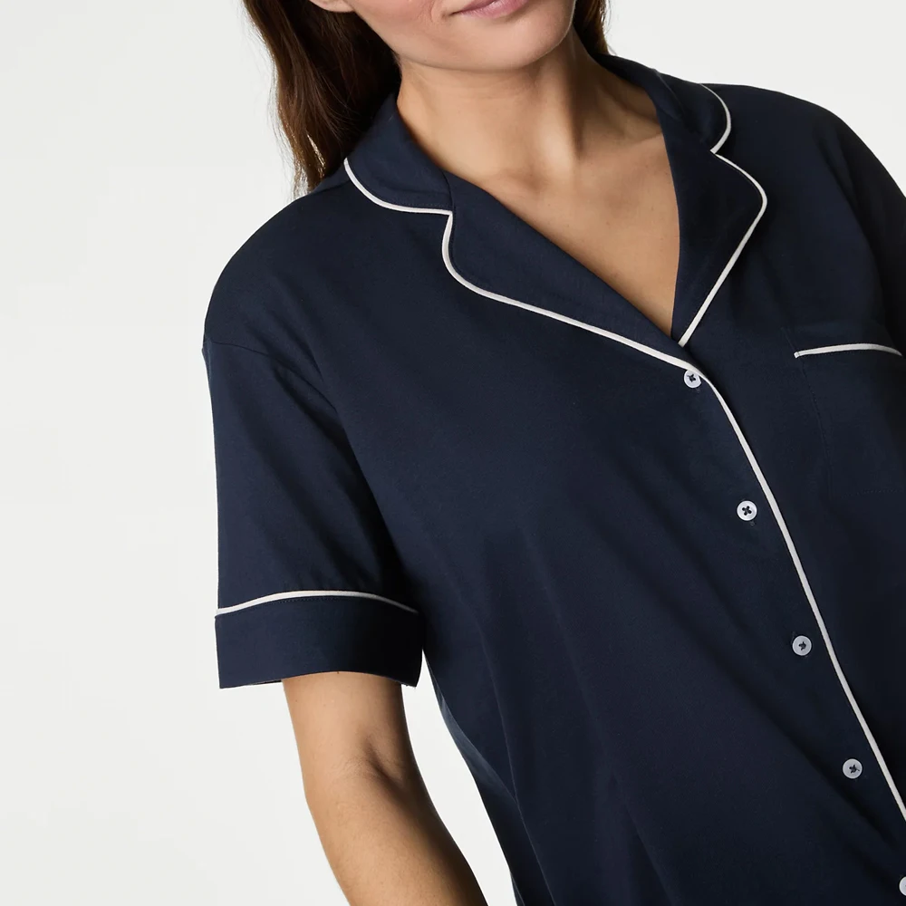 Custom Design Ladies Sleepwear Fashion Night Wear Women Pajamas With Set best quality bamboo fabric made in Pakistan