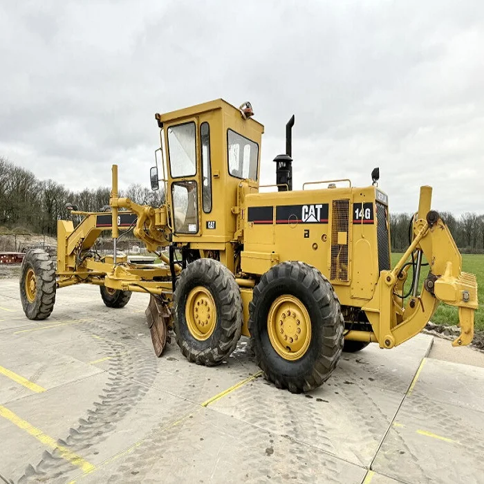 Earthmoving Caterpillar 140K 15 ton tracked blade Motor Graders ore gravel Road Grader Hydraulic wheel used Motor Graders