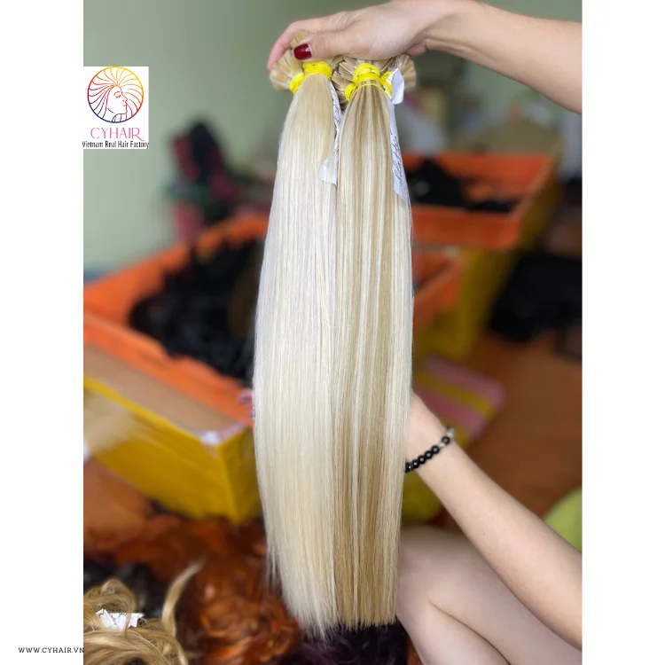 Wholesale Flat Tip Human Hair Direct Vietnam Hair Manufacturer Flat Tip Extensions Keratin Hair 20 Inch