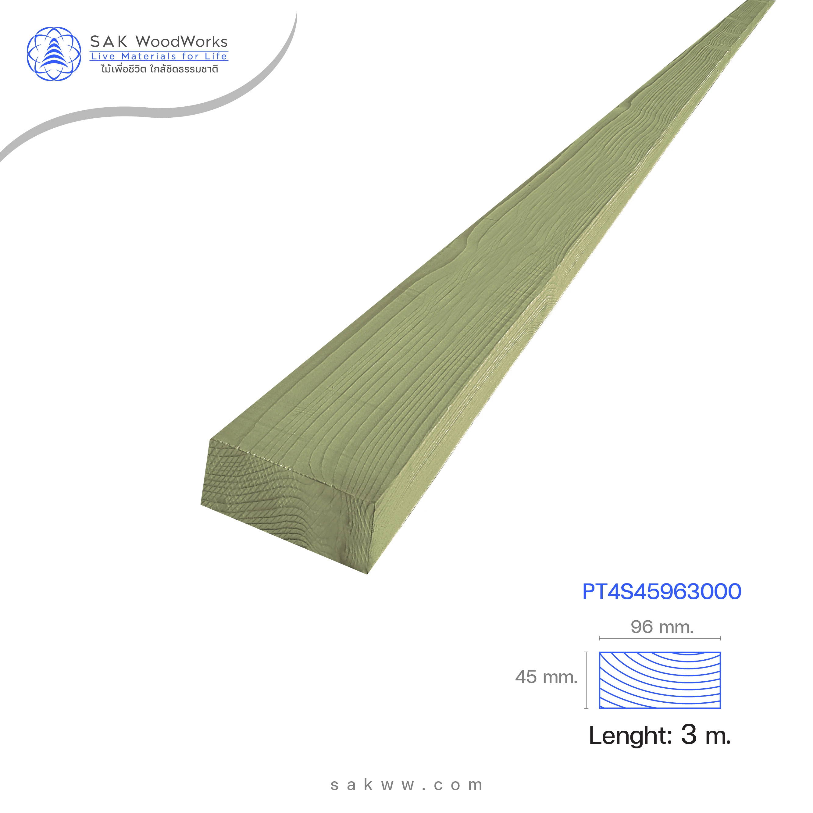 High Quality Versatile 45 X 96 X 3000mm Northern White Russian Pine Spruce Timber Durable CCA SAK Outdoor Solid Wood European