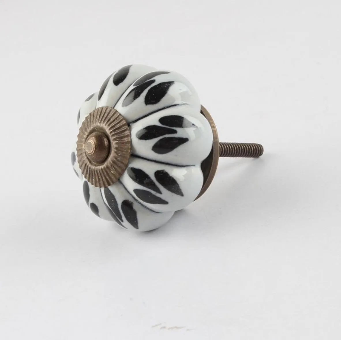 Hot Sale hardware handle Ceramic Round Cabinet Knob Drawer pull Handle glass marble knob manufacturer from India