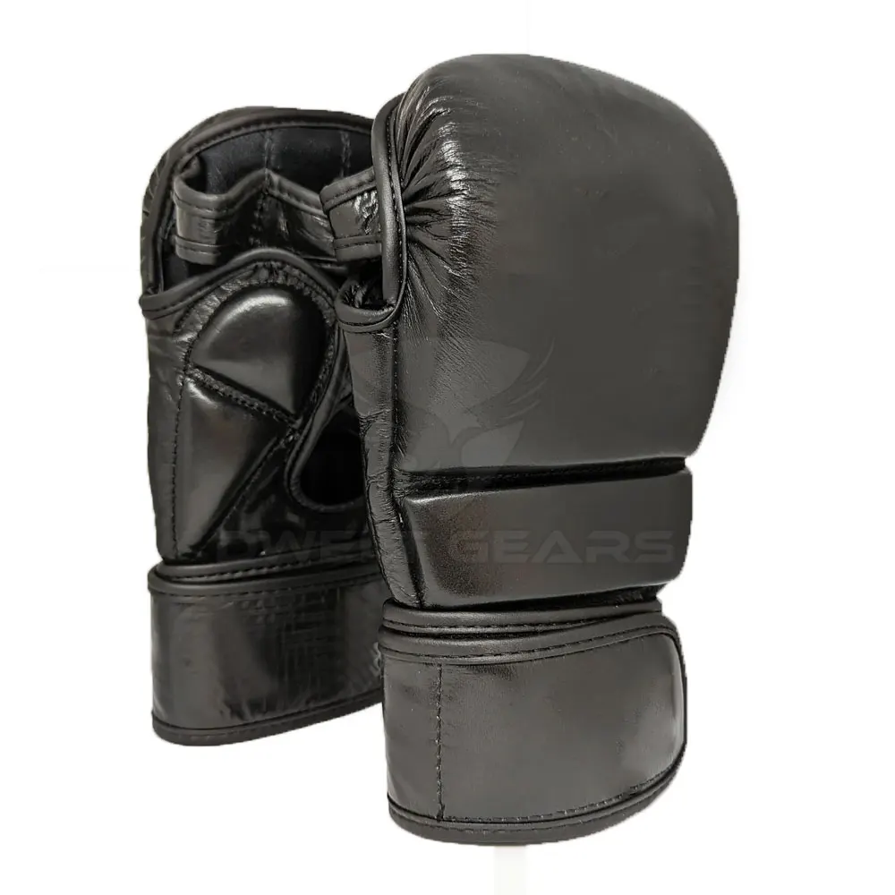 High Quality PU Leather MMA Punching Gloves Fighting Gloves  MMA Gloves