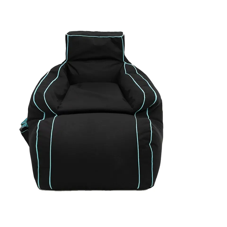 Luckysac Wholesale Customized Big Beanbag Chair Lounger Sofa Cover Gaming Bean Bag Chair