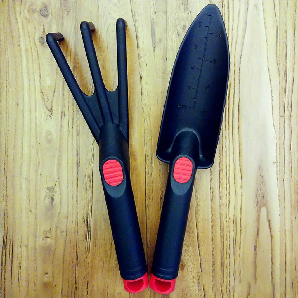 mini  garden hand tools plastic shovel gardening hand digging tools big shovel small shovel three prongs three prongs