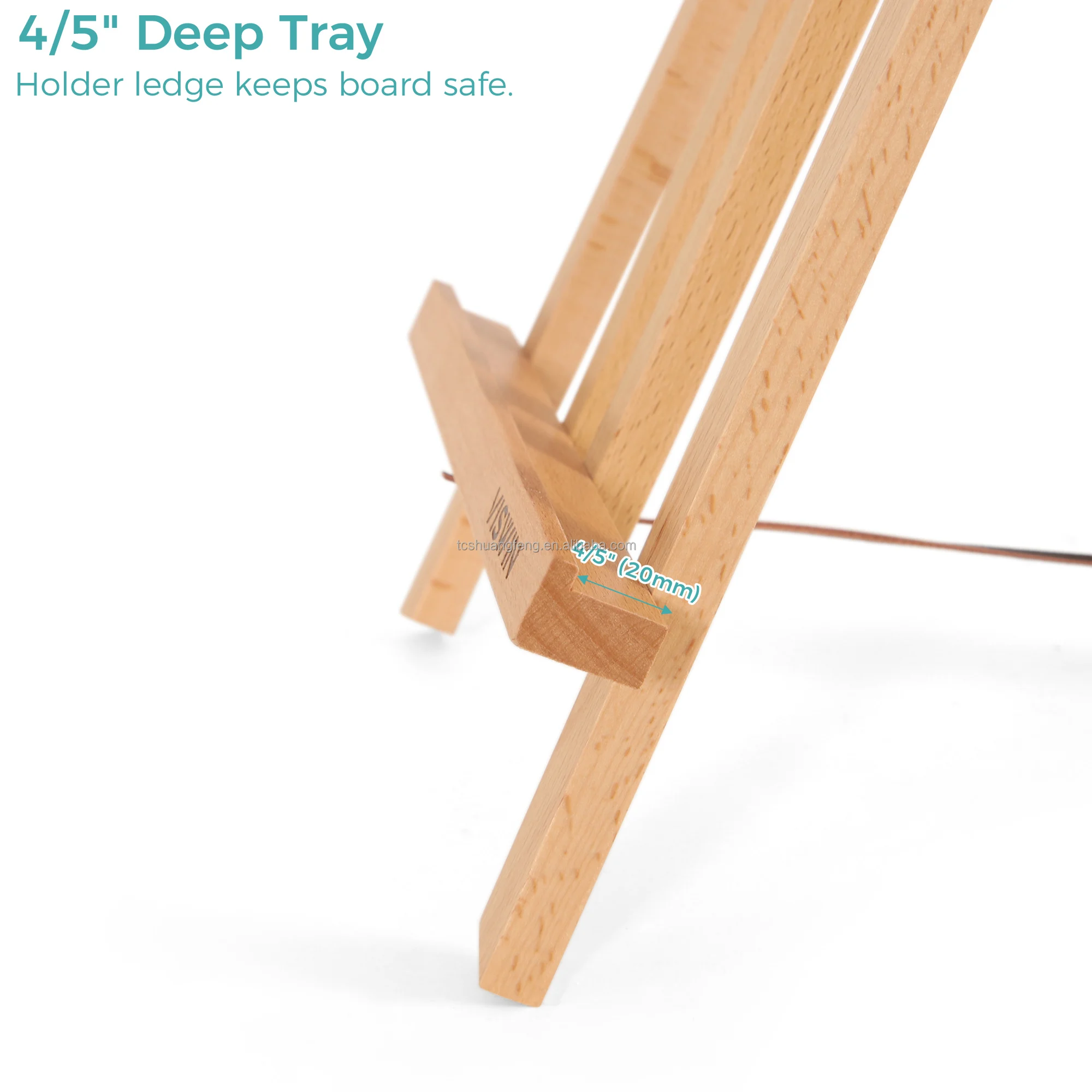 High Quality Desk Mini  Easel Stand Display Wood Triangle Easel for Sale