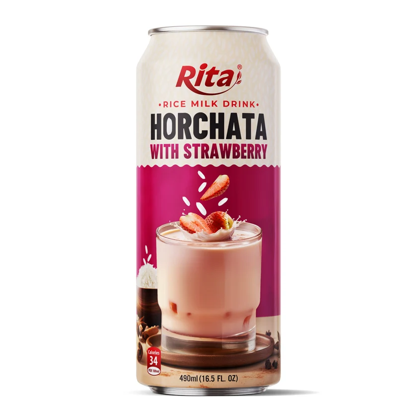 Best RITA Coconut Rice Milk Drink 16.5 fl oz Cans ISO HACCP Certified Beverage Manufacturer Vietnam Natural Soft Drink Use