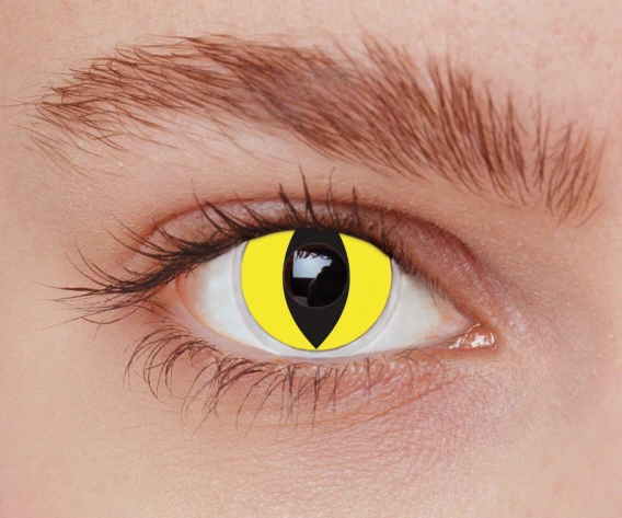 [UNISON] Korea Brand UNISON Cosplay Unique Cosmetic Lens Yellow Lens Style Color Contact Lens for Special Occasion Fashion Item