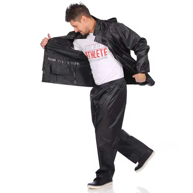 Factory Wholesale Waterproof Best Lightweight TPU Coating Rain Jacket Suit For Camping Hiking Hunting