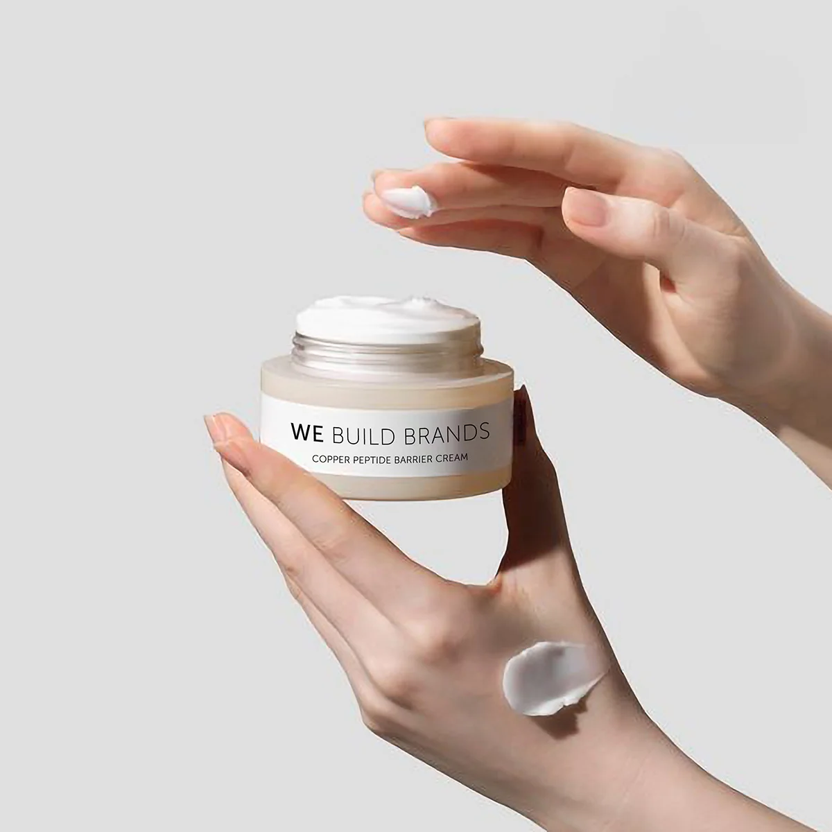 OEM ODM Copper Peptide Barrier Cream Private Label Skincare Moisturizing Cream with Copper Peptide for Protection and Repair