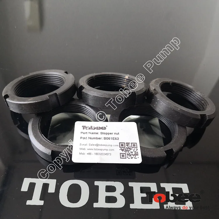 Sand Gravel 2/1.5B-TH Slurry Pump Spares Wear Resistant Labyrinth Locknut