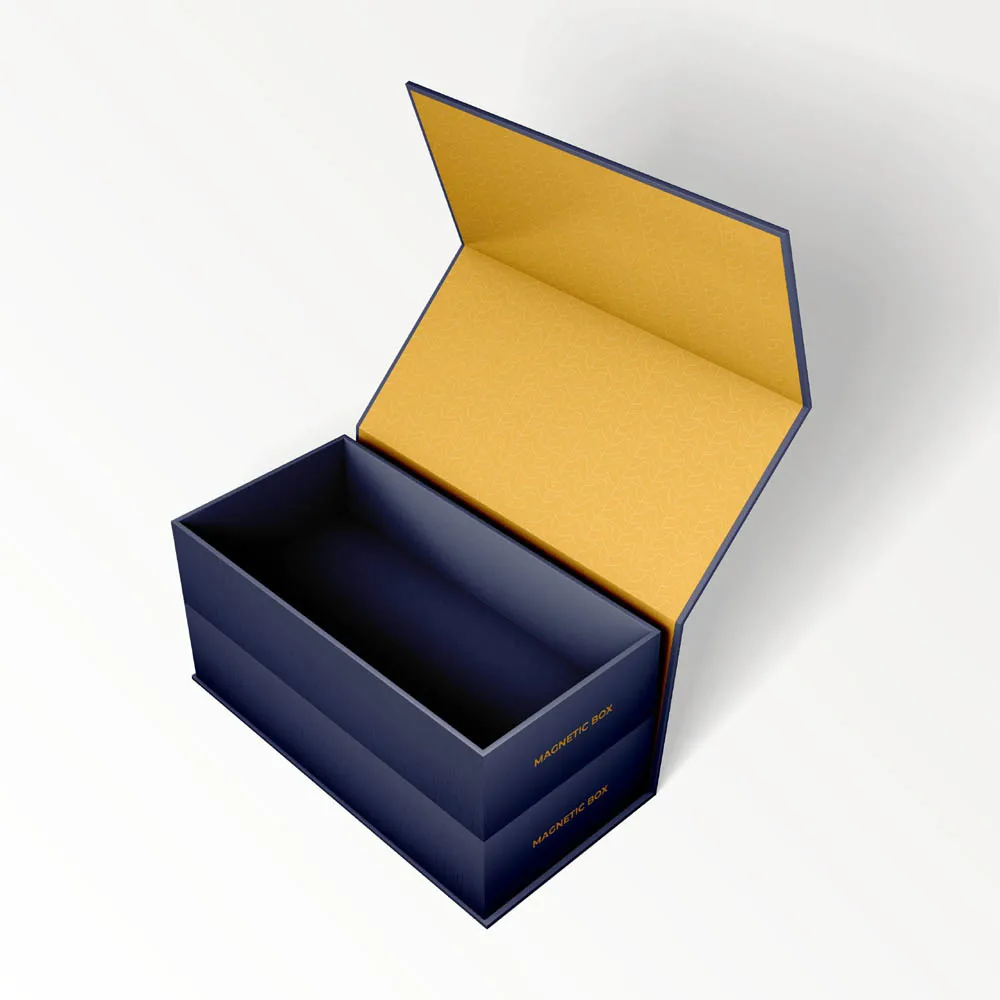 Lionwrapack Custom Printed Cardboard Rigid Hardbox Double Layer Magnet Box Packaging Luxury Folding Gift Boxes With Magnetic Lid