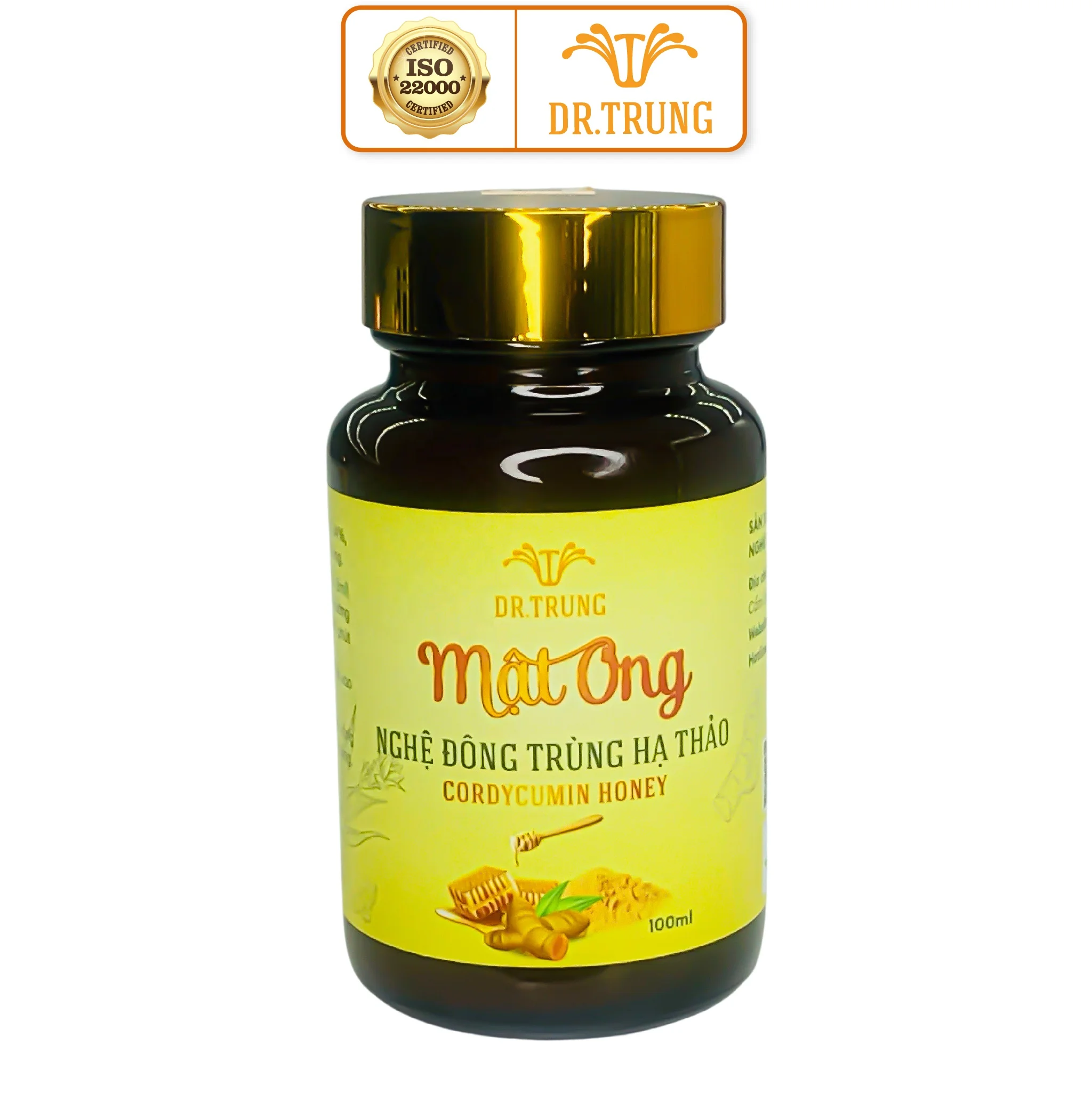 Cordyceps Honey Good Choice  Pure Honey Using For Drink Iso 22000 2018 Certificate Hplc Test Method Customized Packaging