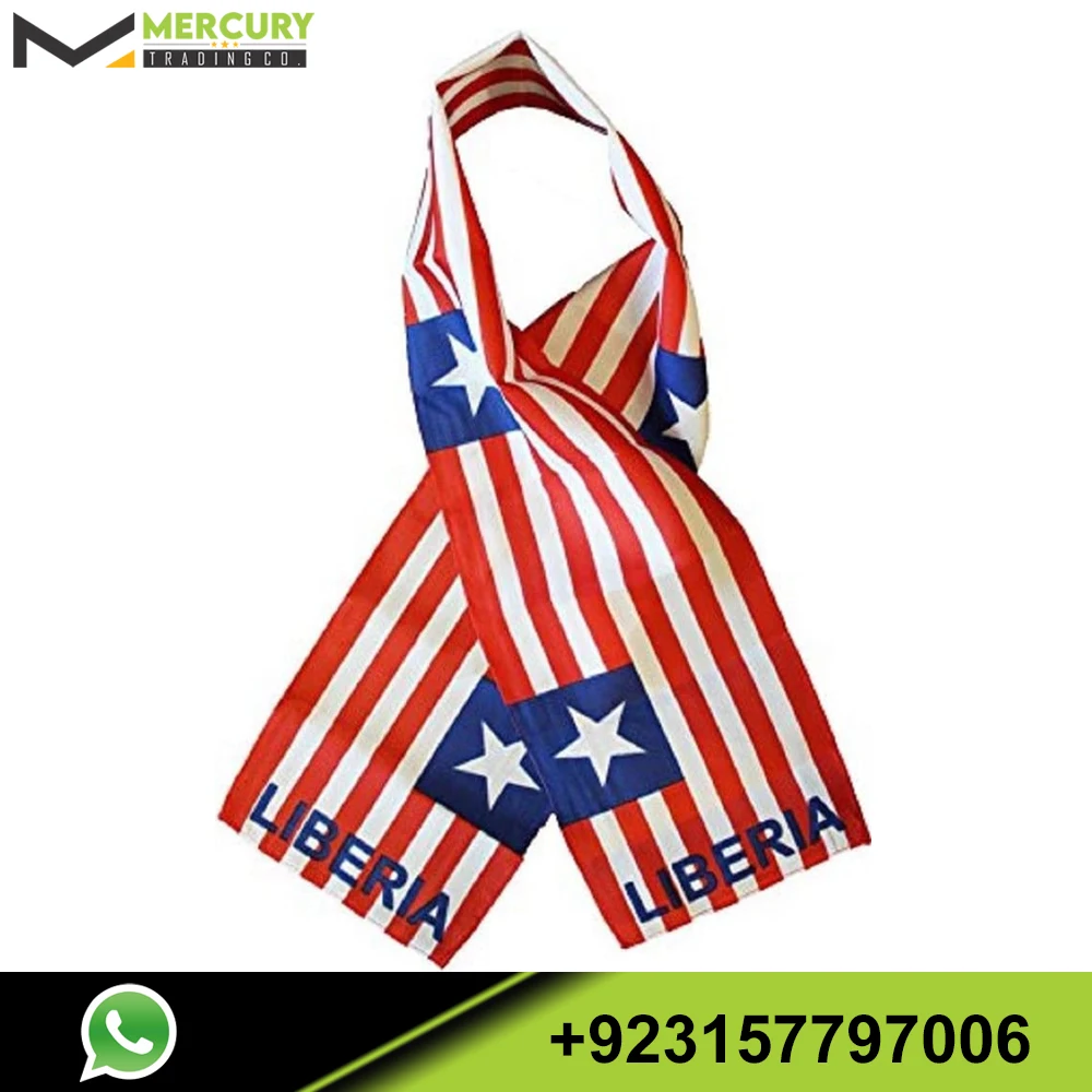 Customized Austria Country Lightweight Flag Printed Knitted Style Scarf Italy Russia Liberia Bolivia And Norway Flag Scarfs