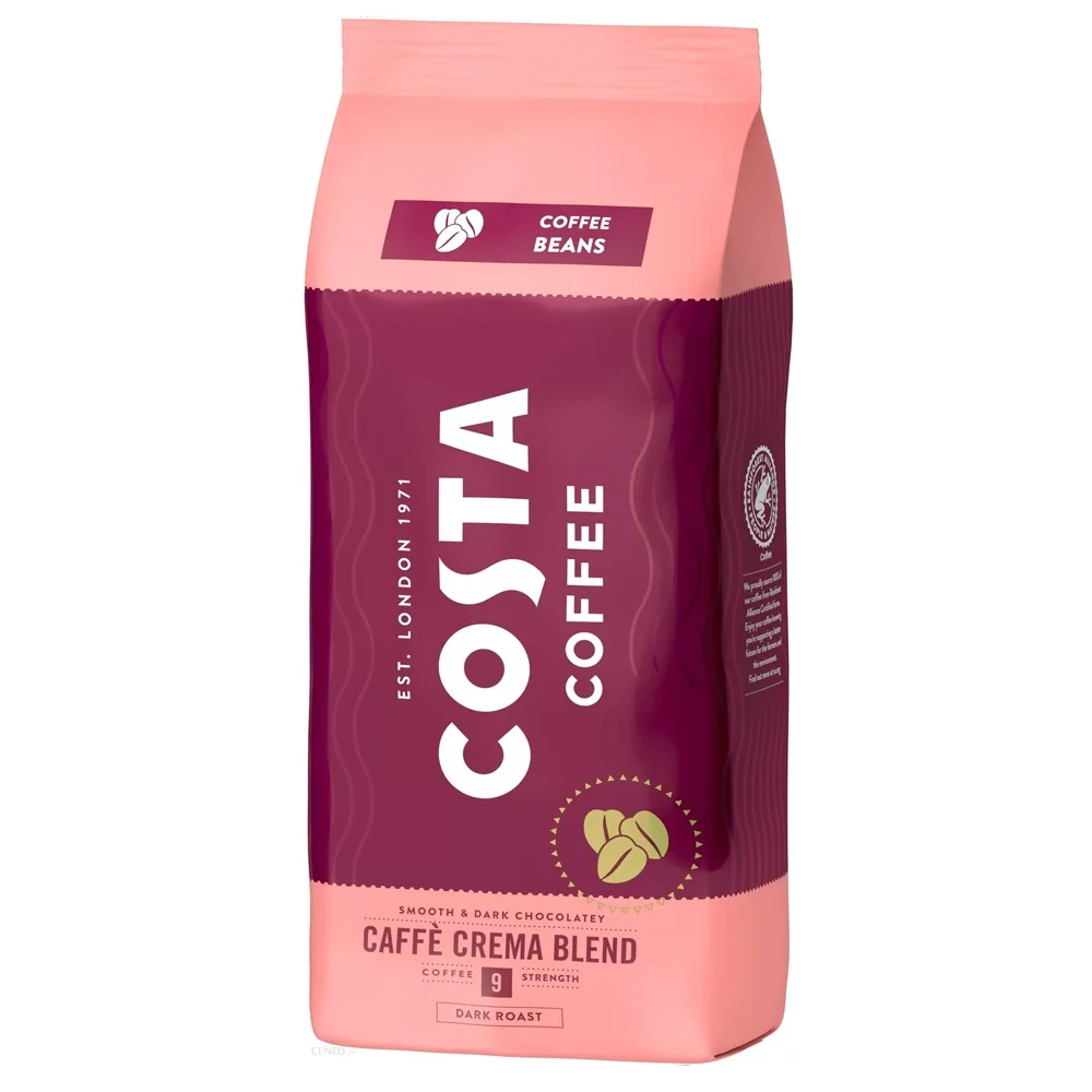 Costa кофе яркая смесь-кофейные зерна-1 кило