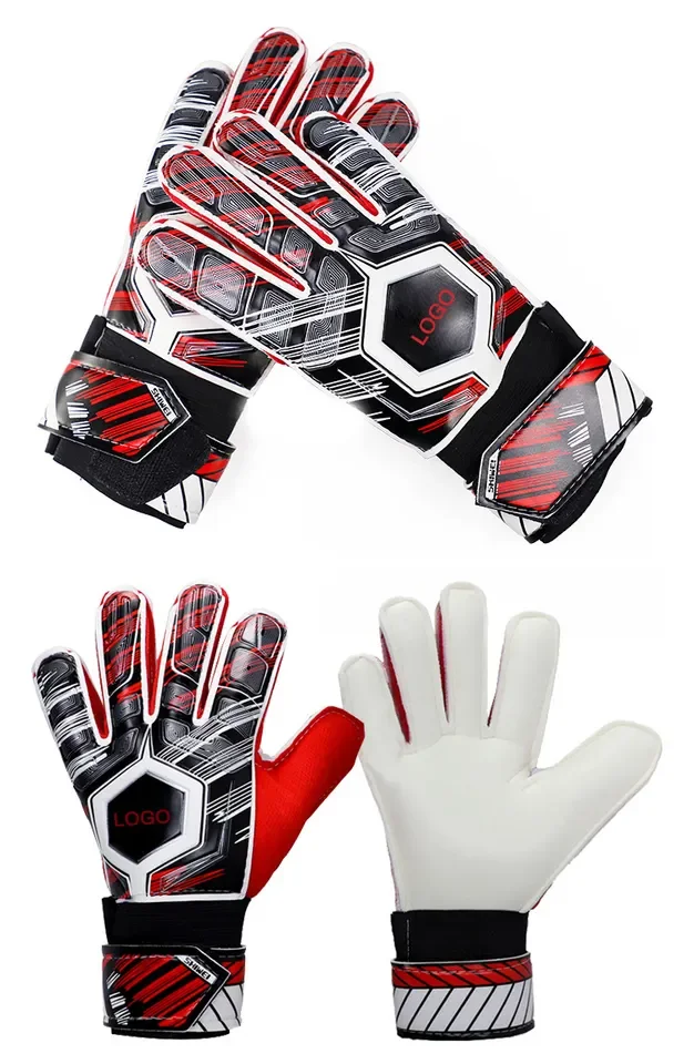 Wholesale Customize Logo Make Child Youth Soccer Player Football Wide Receiver Keeper Goalkeeper Gloves
