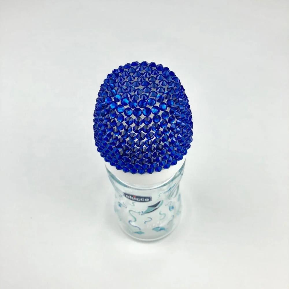 Blue Gold Glass Baby Boy Bottle Wholesale Custom Newborn New Design Portable Product Babies Warmer Milk Water Accessories