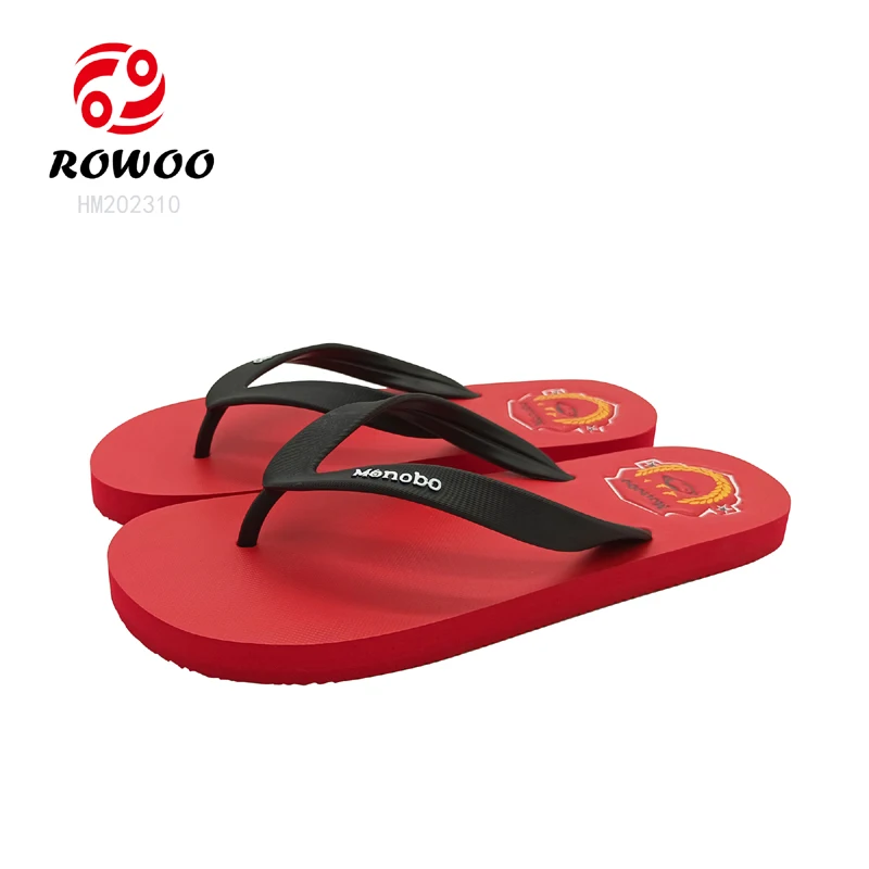 Custom made B2B PVC strap EVA summer beach flip flop slippers light weight cheap  indoor slipper shoes for men