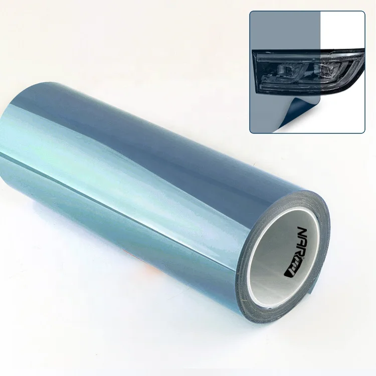 Смарт-ТПУ фотохромная новая жемчужная Алмазная блестящая Автомобильная Лампа защитная фара виниловая наклейка