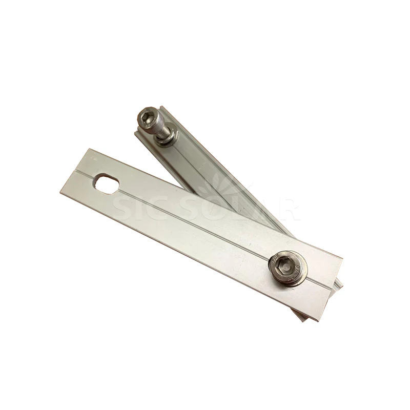 Solar Panel Racking Aluminum Rail Connector Rail Splice Kits