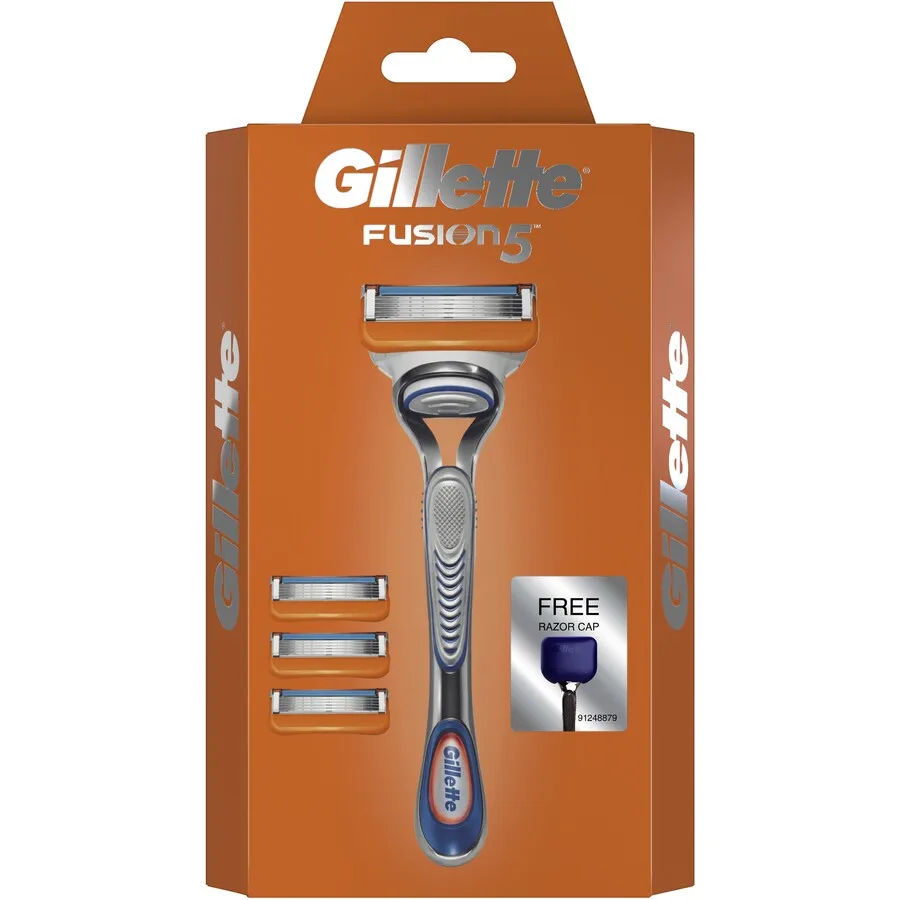 Gillette Fusion 5 мощная бритва лезвие Новые упаковки по 8 штук