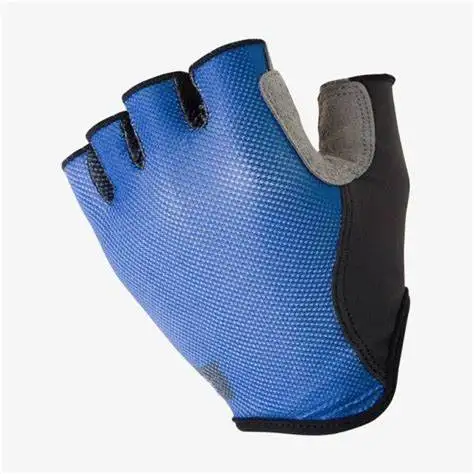 Bicycle Gloves Palm made by Leather, Knitted Crochet Back,