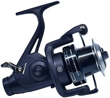 6000-SK Carp Fishing Reel with 5+1 Ball Bearings, Freewheel Drag, and Graphite Spare Spool for Smooth Operation