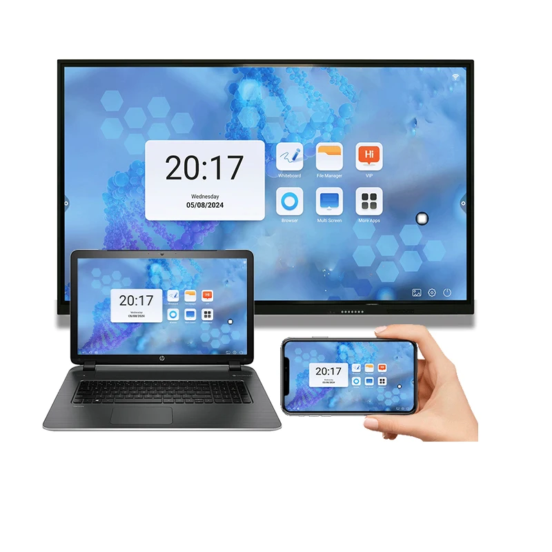 65 дюймов Интерактивная плоская панель 4k Lcd Цифровые интерактивные электронные смарт-доски для обучения и встреч в школах