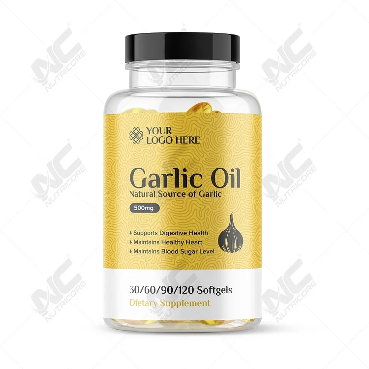 Wholesale Price Best Selling Healthcare Dietary Supplement Consecrated Garlic Oil Softgel from Indian Manufacturer