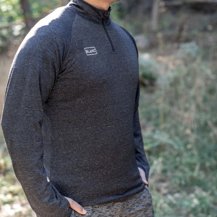 Machine Wash Men Women 5V Battery Powered Heated Shirt with 3 Heating Zones