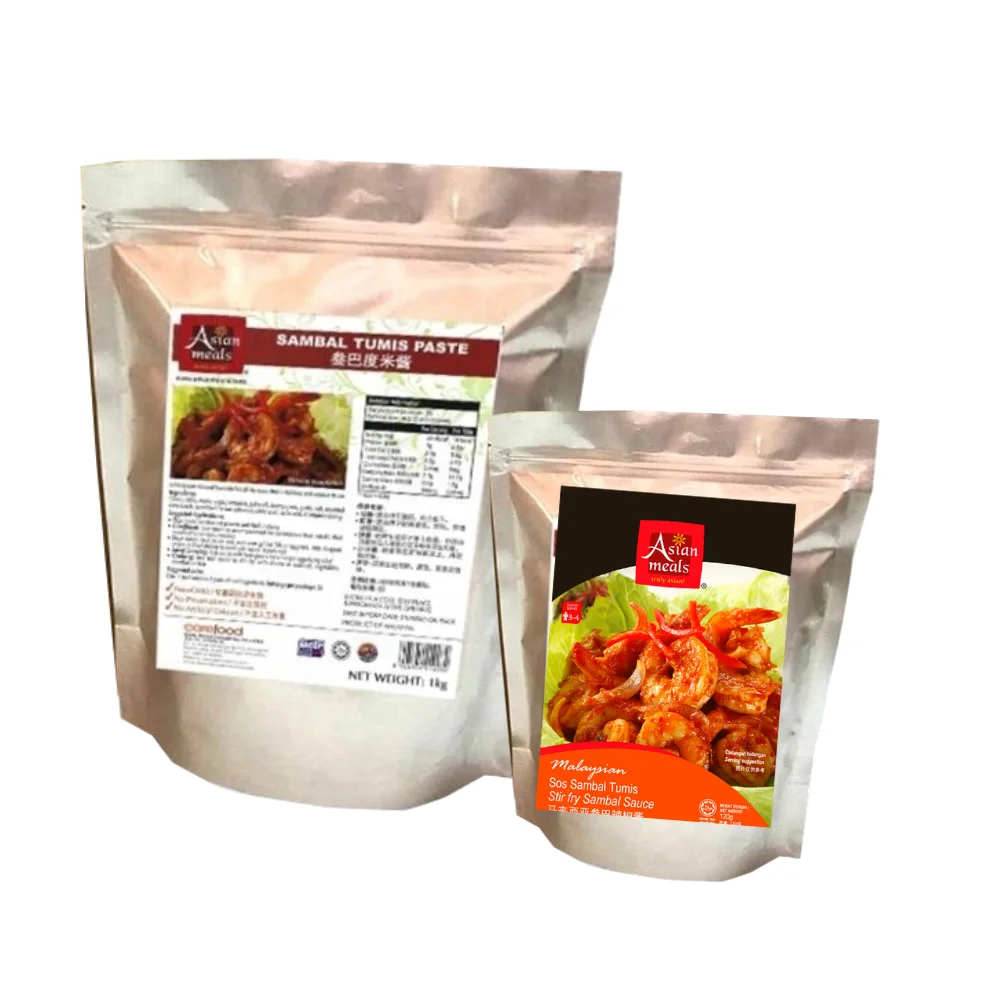 Hot Sales Halal Sambal Tumis Hot and Red Chili Paste  With Traditional Sauce For Every Dishes and Easy To Cook