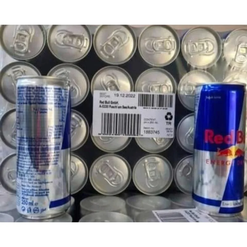 Оригинальные Банки Red Bull Energy из Австрия, банки Redbull 250 мл, банки-поддоны Red-Bull 250 мл, оптовая продажа