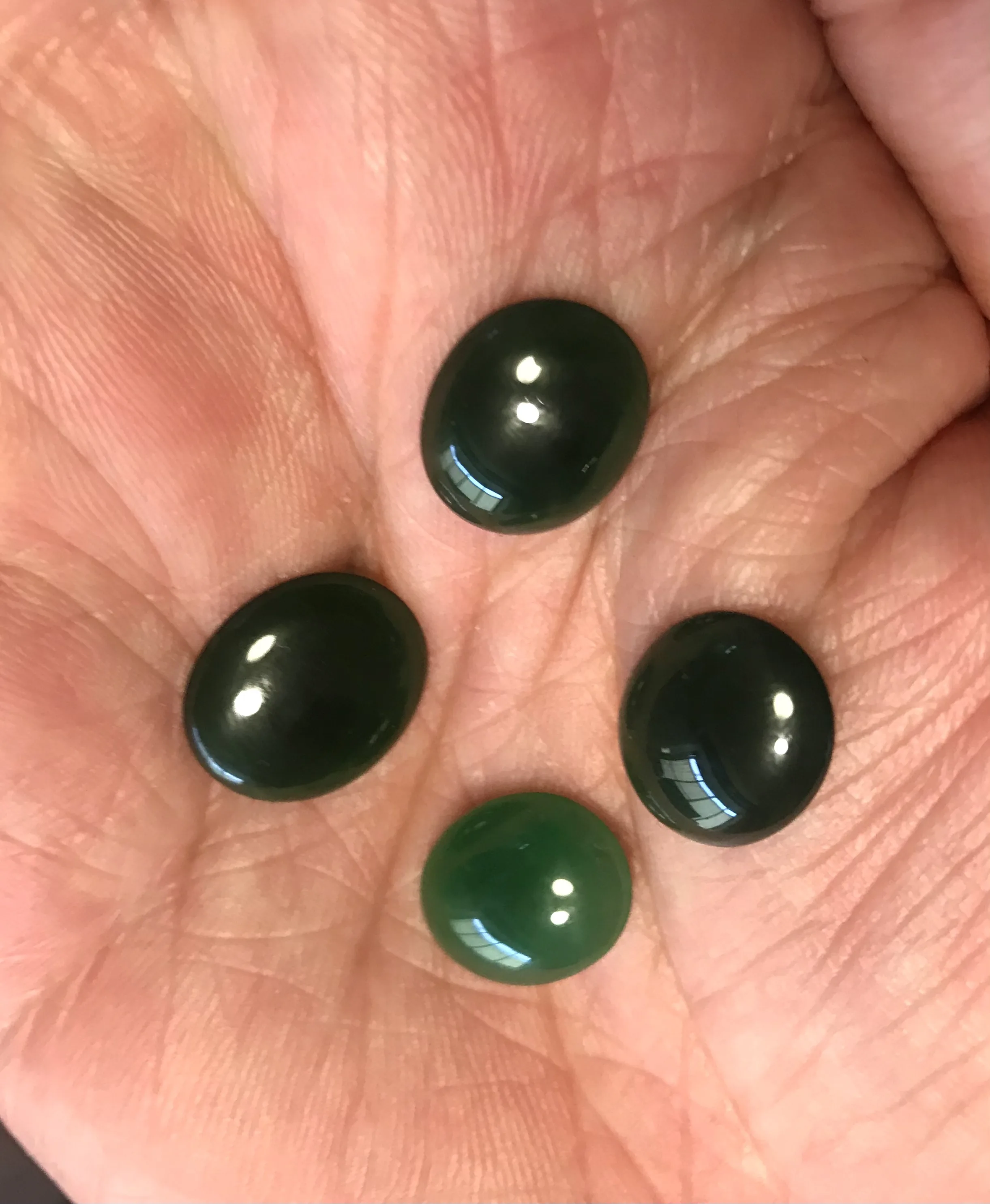 Natural Untreated Grade A Burma Ice Yang Green Jadeite Loose Gemstone #6