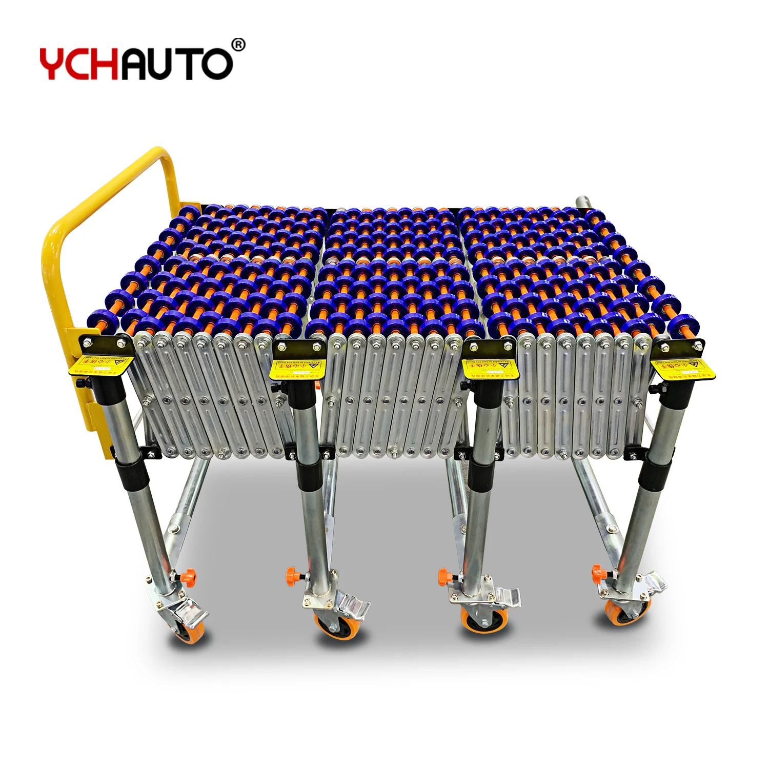 Factory supplier Gravity Flexible Expandable Plastic Skate Wheel Roller Conveyor For Warehouse Unloading Waters