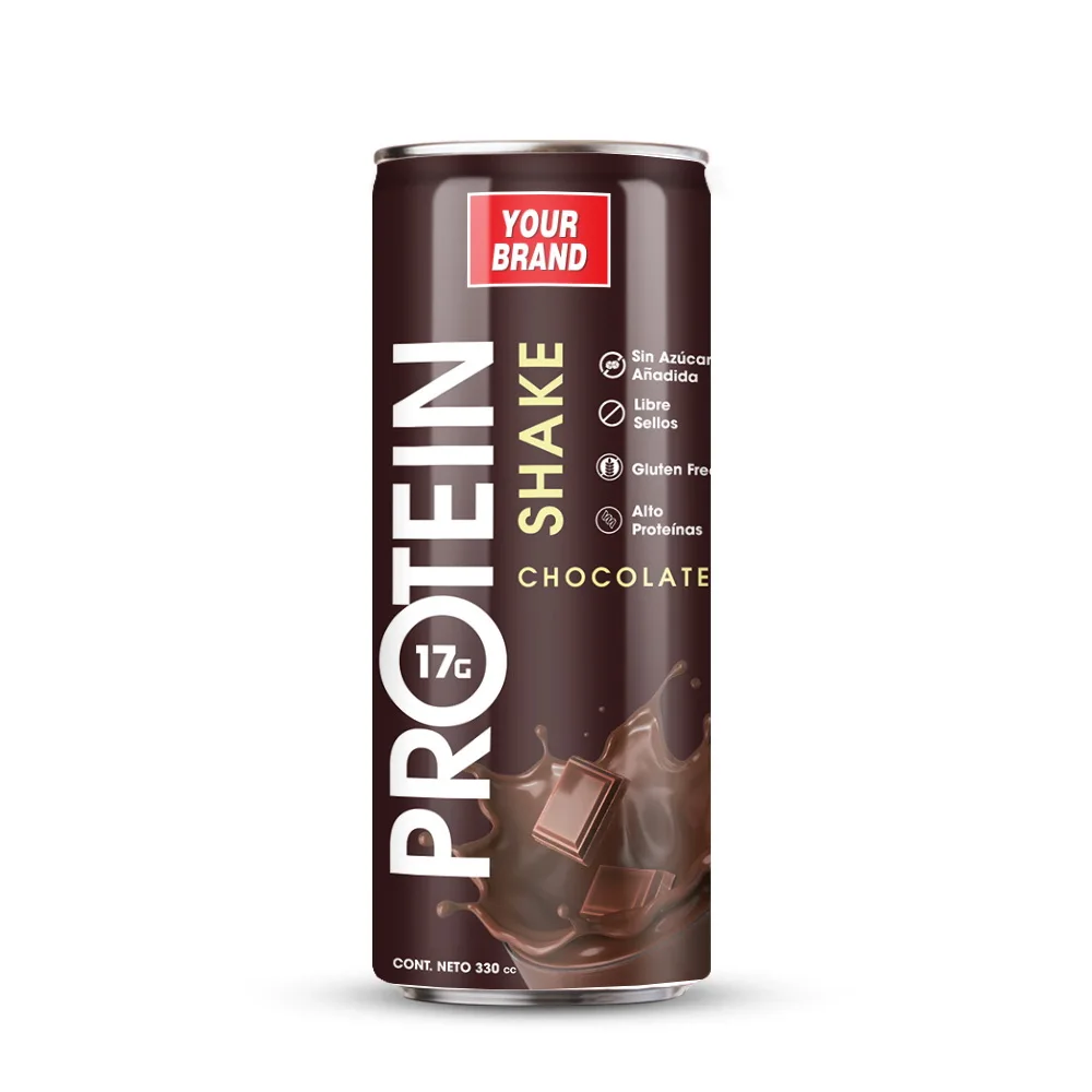 Wholesale Beverage Free Sample 17g High Protein w Chocolate Shake Drink, Creatine, Exotic, No Add Sugar Private Label OEM/ODM