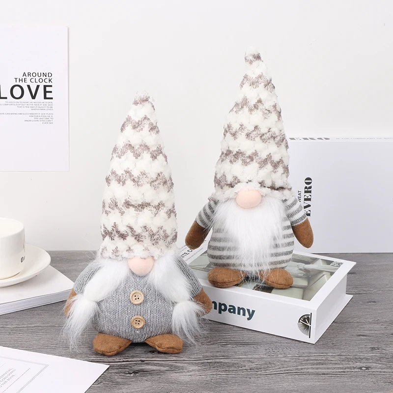 2022 Christmas Elf Plush Gnomes Toys Cute Stuffed Christmas Gnome easter Decorations Mascots Ornament Valentines gnomes Elf Doll