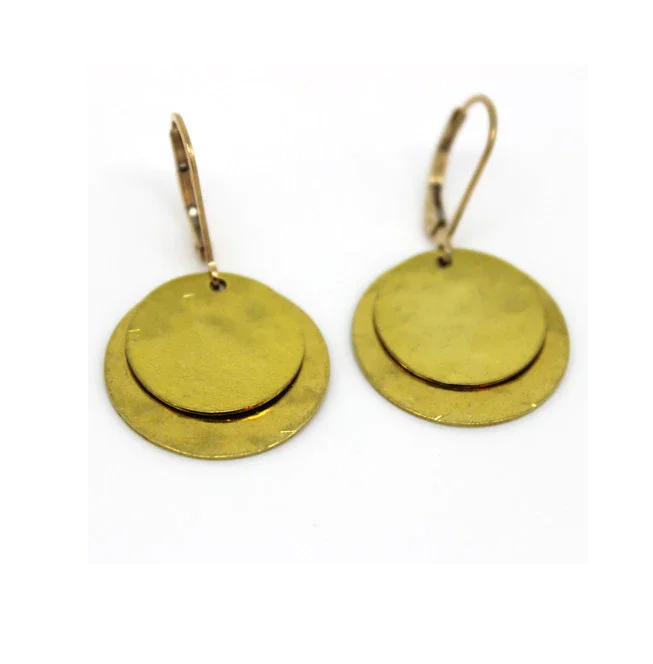 Superior quality Brass Jewelry earring round long women Necklaces accessories earrings at factory rate