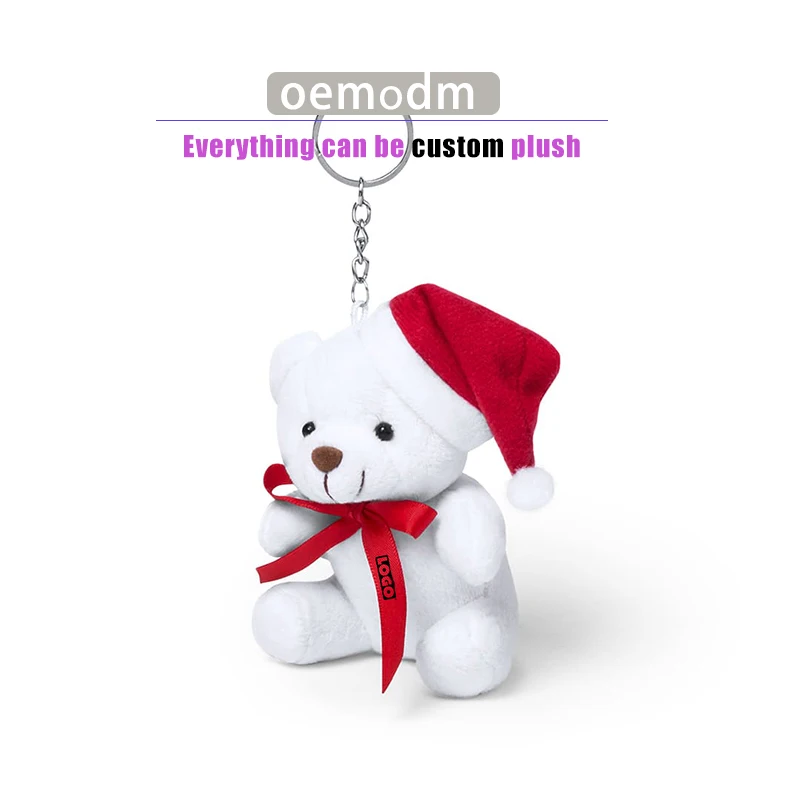 OEM Cartoon Soft Plushie Cute Plush Keychain Animal for Delightful Mascot Pendant 1pc/pp Bag Plush Toy
