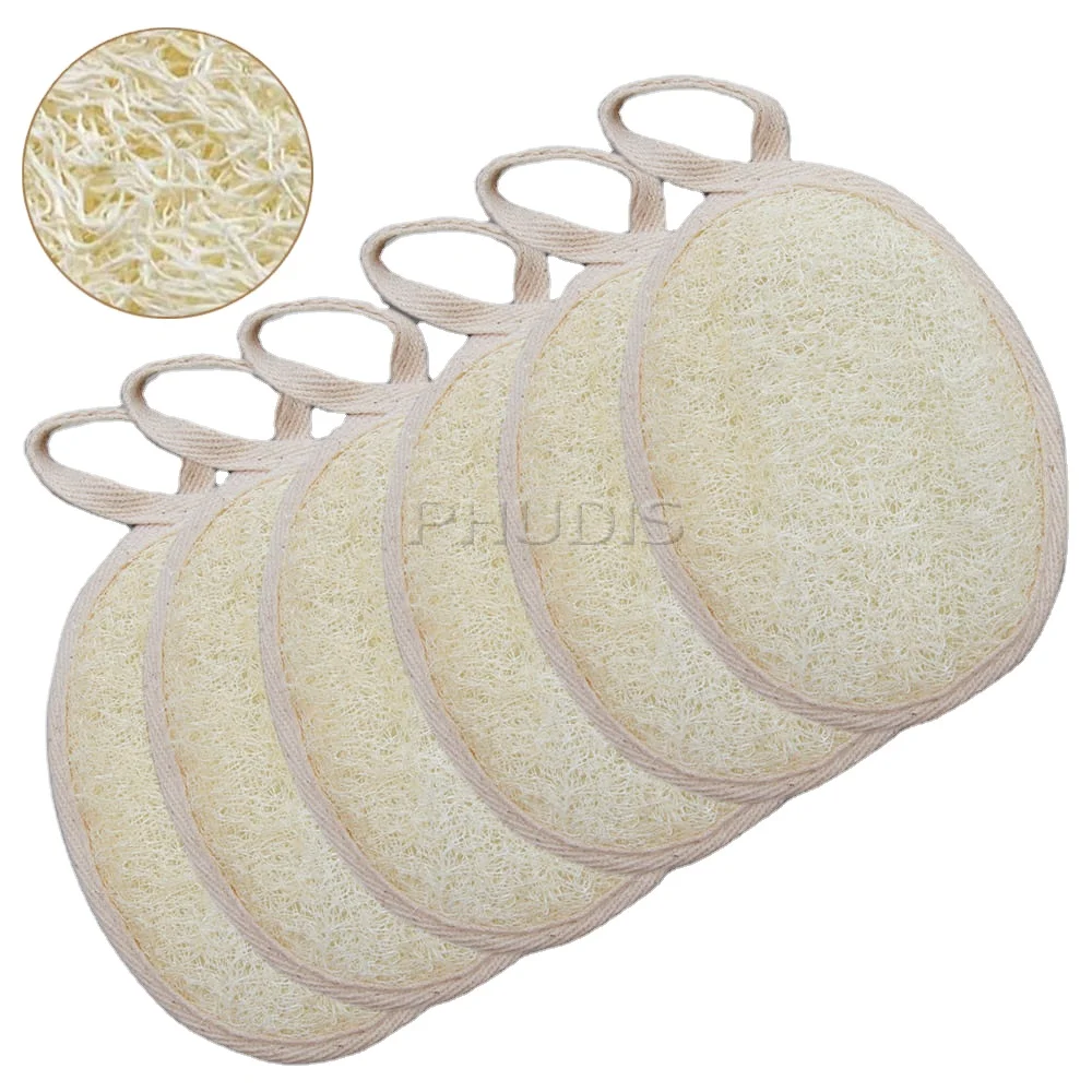 Natural Loofah Sponges Body Brushes for Physical Skin Exfoliation Wholesale Private Label Available Product of Thailand