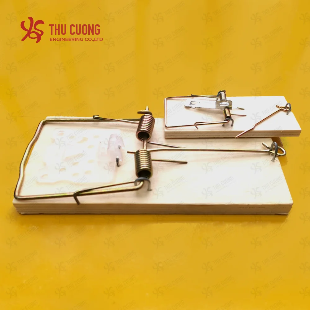 Wooden Mouse Trap Best Seller Catch Small Mice baits Safe Non-toxic Eco friend Indoor Outdoor Easy use Cheap Garden kitchen snap