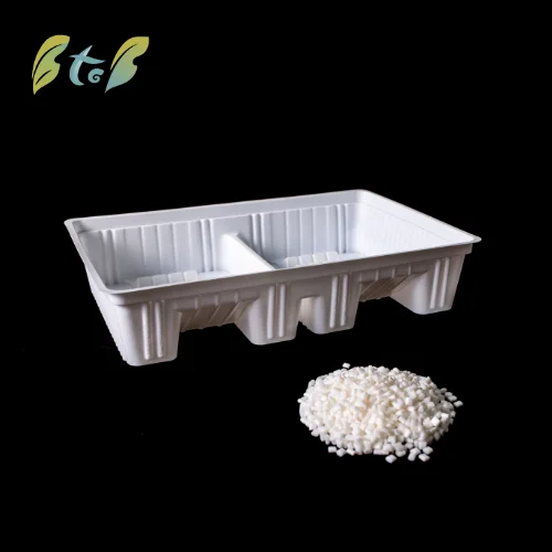 Biodegradable Oyster Shell Powder Trays plastic raw materials prices
