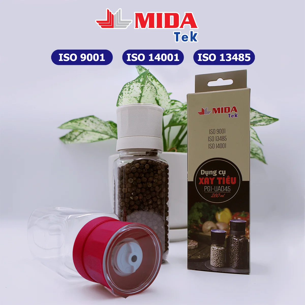 Manual Pepper Mill - Best Pepper Grinder for Freshly Ground Pepper