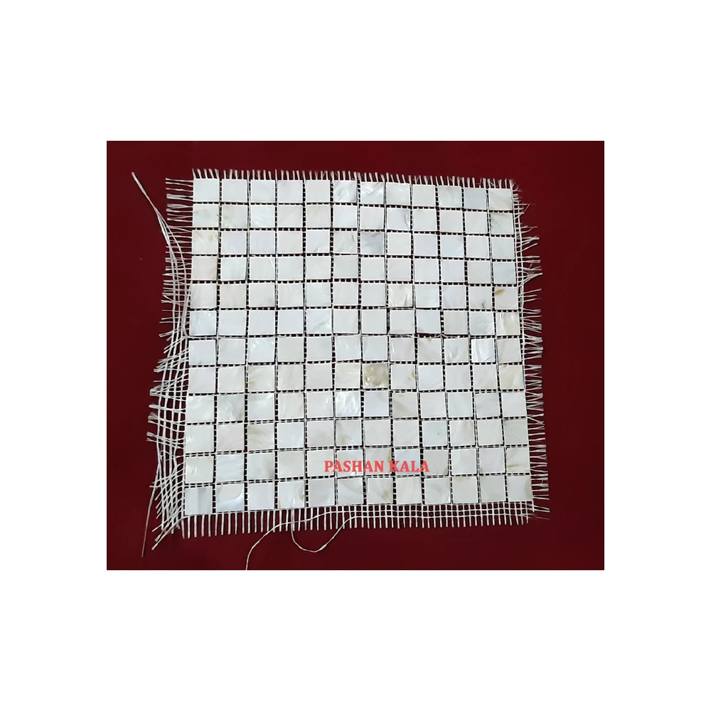 Top Quality Of Latest Production Lightweight Handmade Fine Polished Sea Shell Mother Of Pearl Tile For Home Interior Decoration