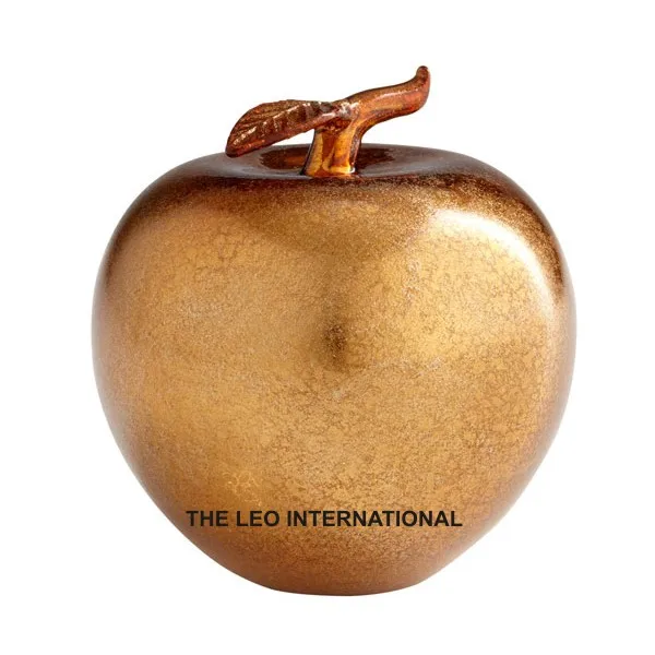 luxury home decoration golden sculpture home accent home decoration accessories showpiece centerpiece on marble base