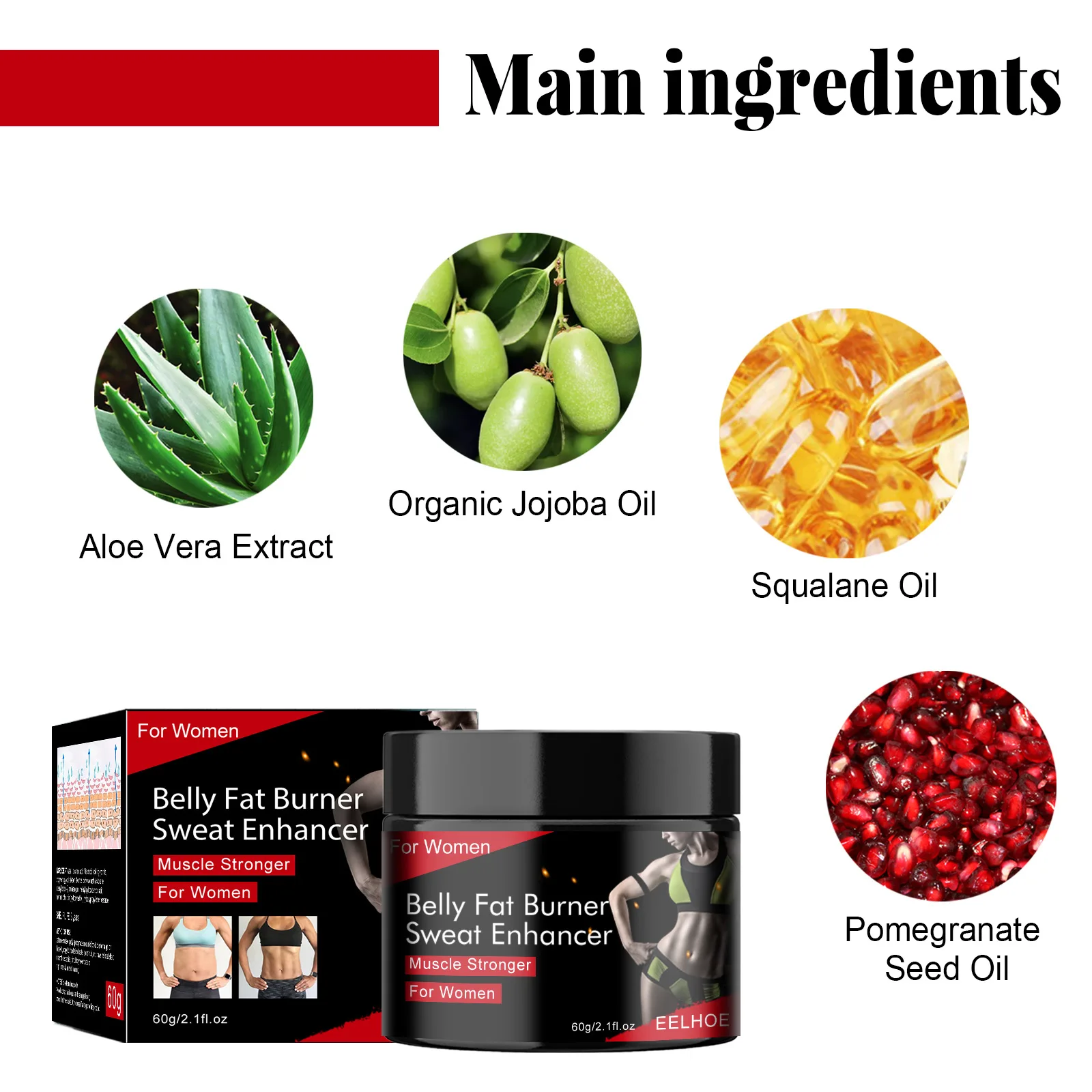 Private Label Loss Weight Workout Enhancer Cream Abdominal Muscles Fat Burning Slimming Cream