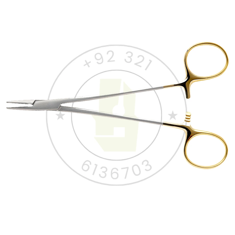 TC Crile Wood Needle Holder 20cm Professional Medical Surgical Straight Needle Holder for Surgical Forceps