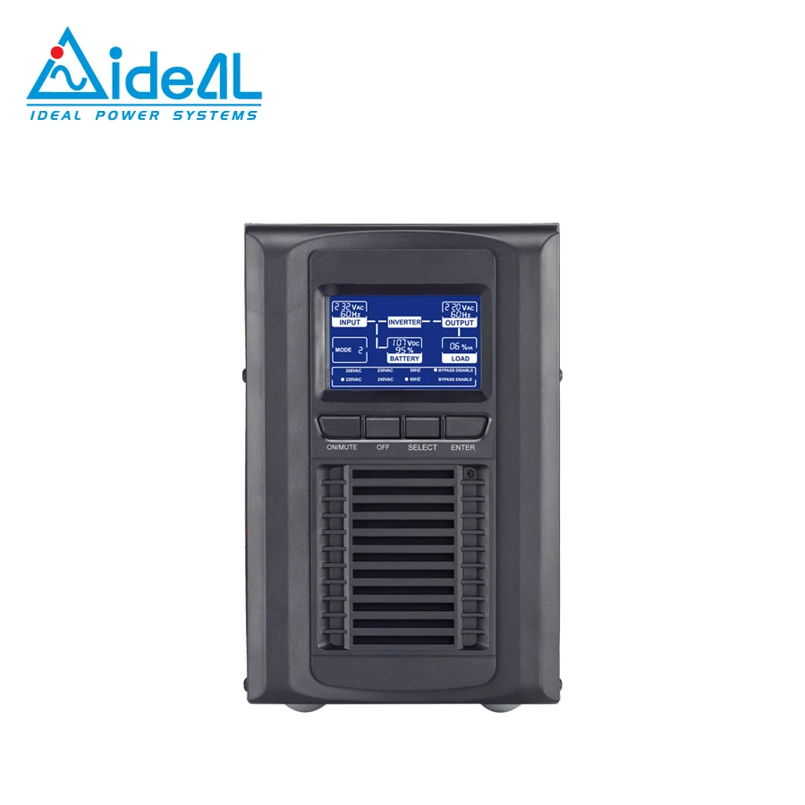 Single-phase Online UPS 1KVA pure sinewave HV