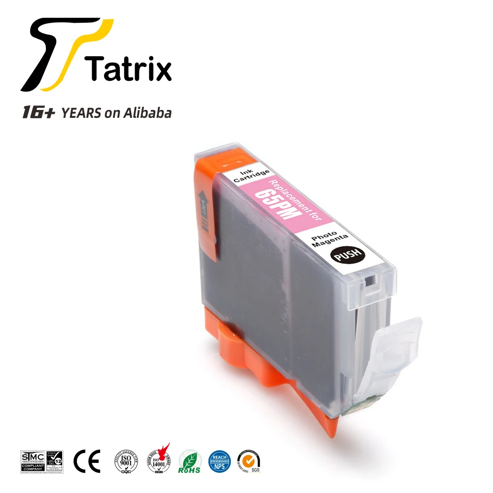 Tatrix для canon CLI65 интерфейс командной строки (CLI) 65 CLI-65 Чернильный Картридж Премиум Совместимость Цветной струйный картридж с чернилами Canon PIXMA Pro 200