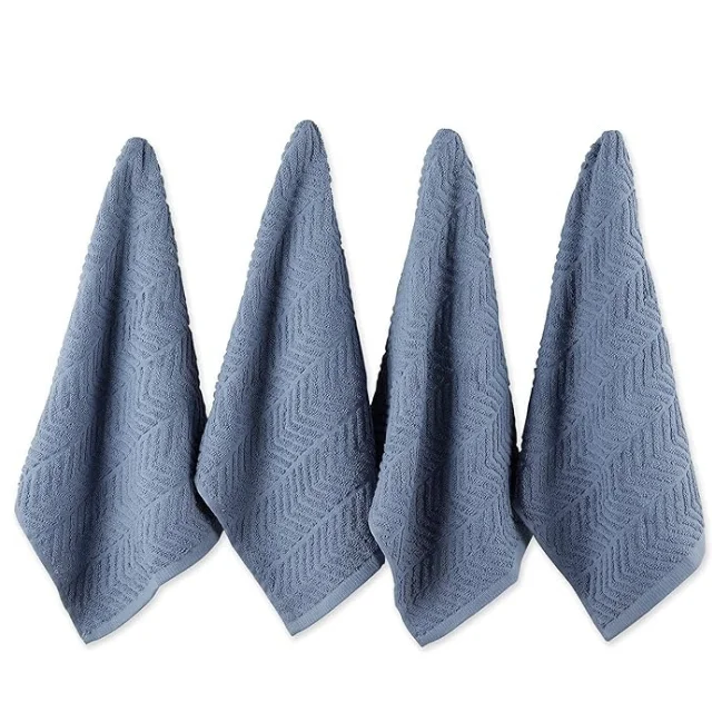 Luxury Super Absorbent Kitchen Towels High Quality Printed Cotton and Linen Soft Glass Cloth for Cleaning Tea Towels