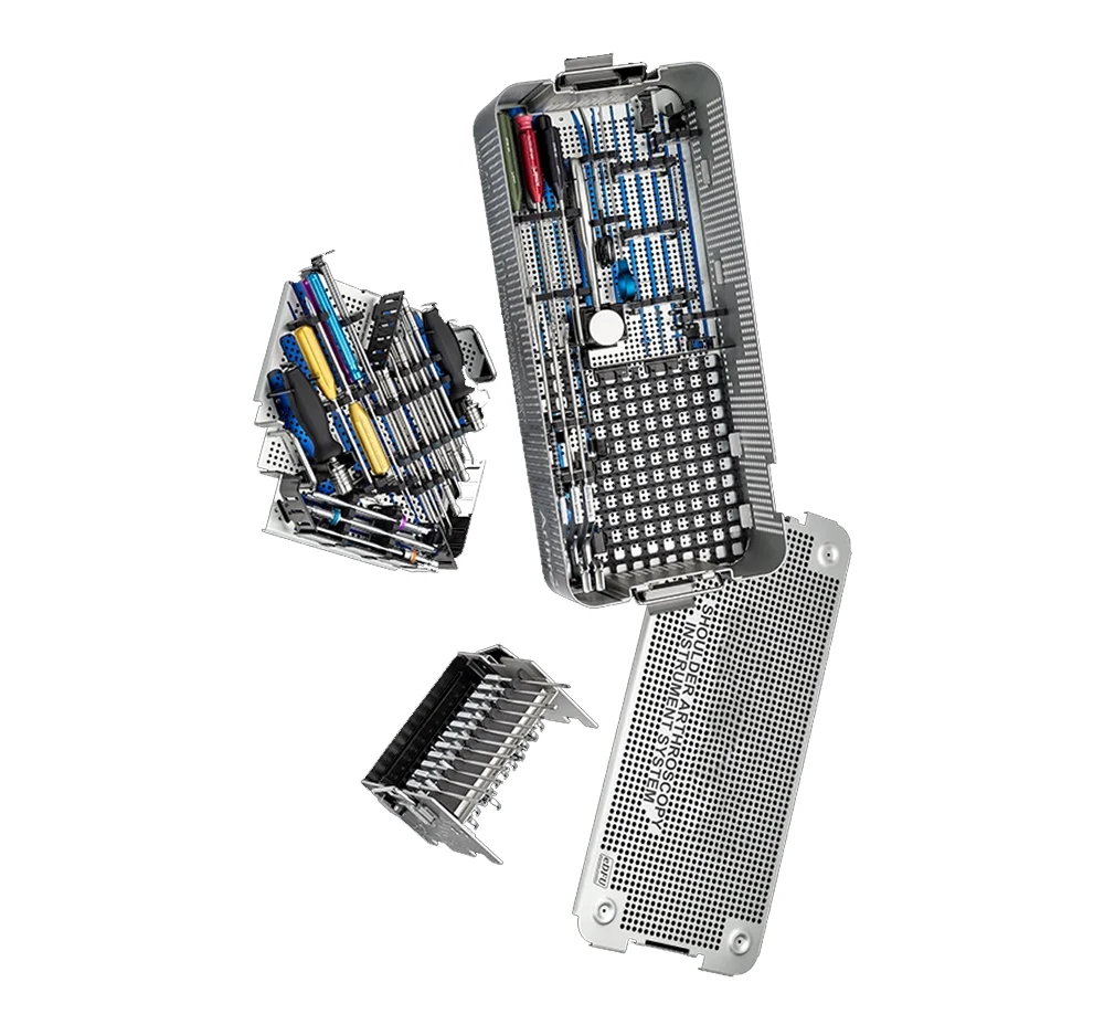 Sports Medicine Orthopedic Surgical Arthroscopy Shoulder Joint Arthroscopy Instruments Set Suture Grasper