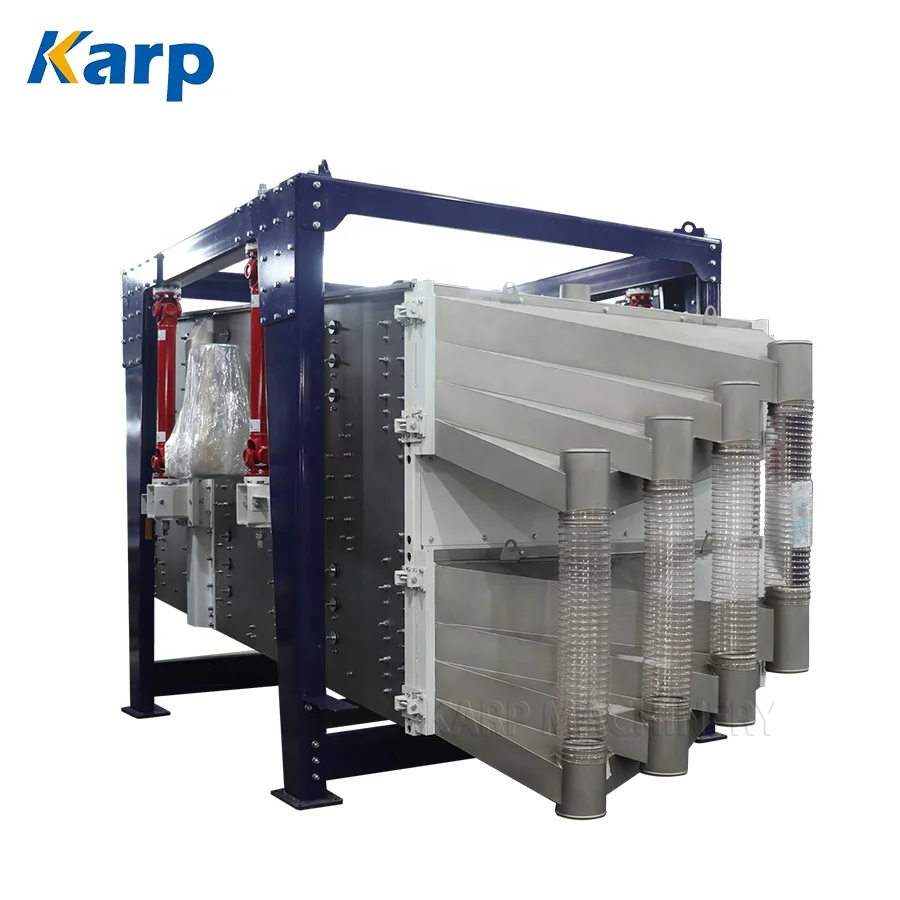 Durability glass sand sieving machine Metallic silicon Square Swing Screen gyratory sifter